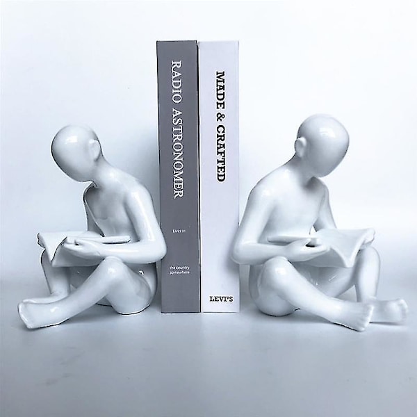 1 st Dekorativ Bokstöd Hushålls Resin Artware Figur Bokhylla Prydnad|bokstöd