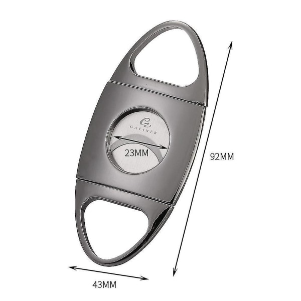 Portabel Cigarrklippare i Rostfritt Stål med Skarpa Blad