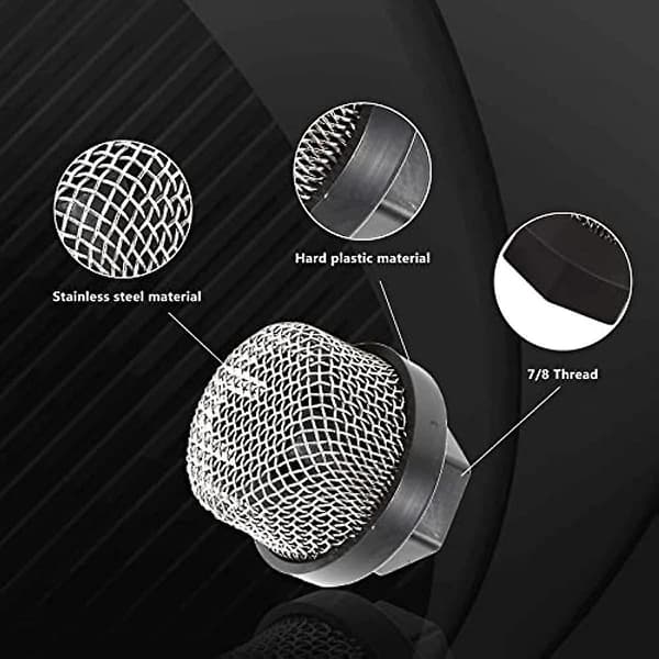 6 stk. Slangeindløbsfilter, Indløbsfilter, Sugfilter, Netfilter, Indløbsslange, Havefilterslange, Pumpeslangefilter, Sprøjtefilter, 78 Th