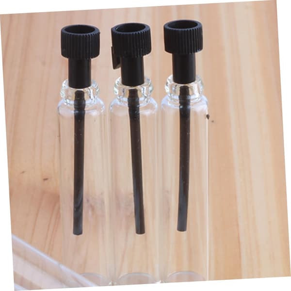 Glasdoftprovflaskor och reselotionsbehållare 50 st 2 ml minikosmetikburkar i glas