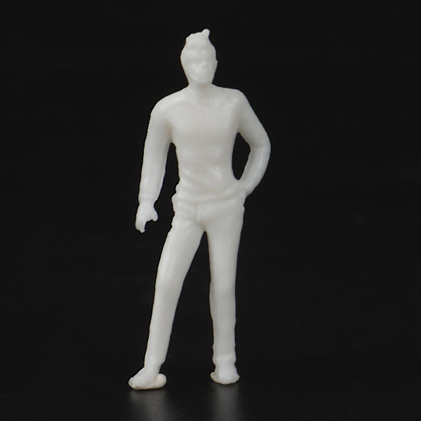 1:50 Vita Figurer Arkitektonisk Modell Mänsklig Skala Ho Modell Plastpersoner, 10 Stycken