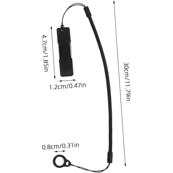 Stylus Pen Snorfang Adhesive Clip Pakke Udtrækkelig Pen Holder til Touchscreen Elastisk Snor til Kontor