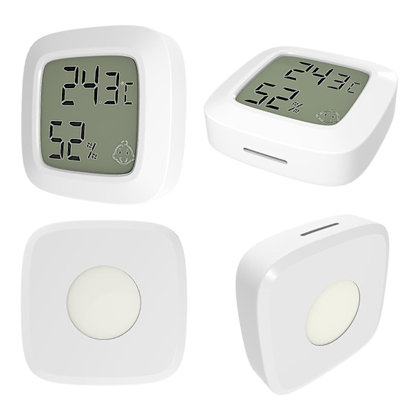 Indendørs Hygrometer Termometer Nøjagtig Mini Luftfugtighedsovervågning Skrivebord Væghængt Magnetisk Nem Installation Elektronisk