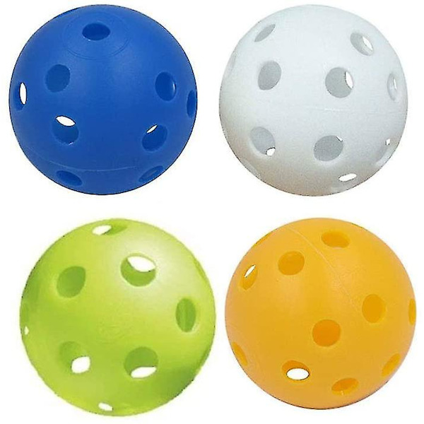 50 stk Plastgolfballer Luftstrøm Hule Treningsballer