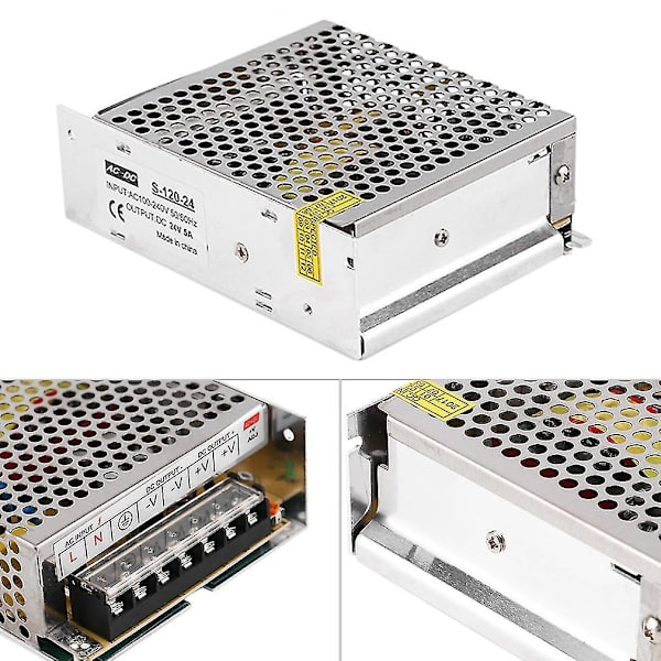 Dc 24v 5a 120w Ac100-240v Switch Led Strømforsyning Til Led