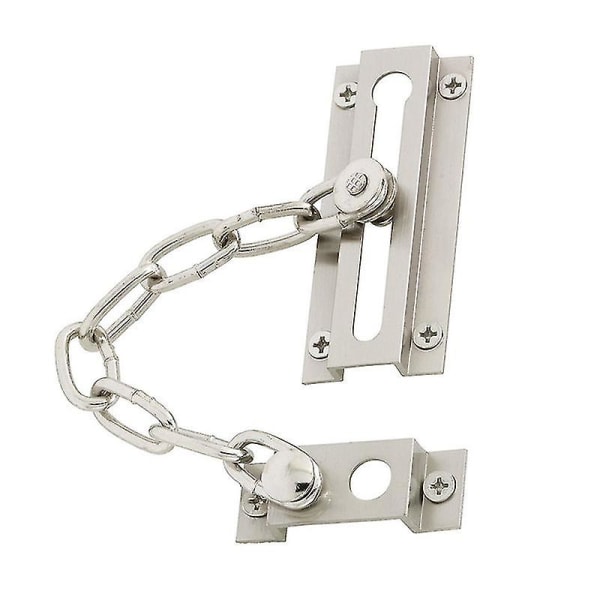 Ovi lukko Extruded Chaindoor ketju turvaketju laitteisto ovi lukko 1 kpl, hopea