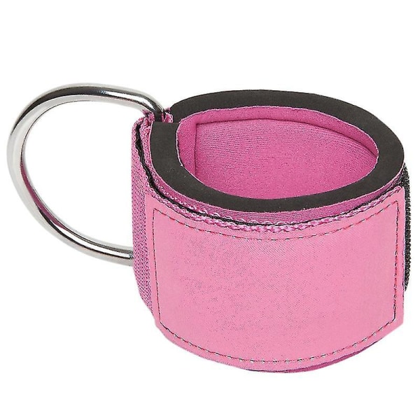 Fotband för Fitness Träning, Ankelband för Män/Kvinnor (2 st, Rosa)