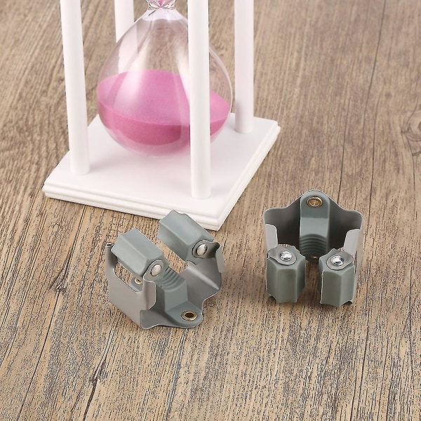 5 stk Kjøkken Oppbevaringsorganisator Mop Kost Holder Stativ