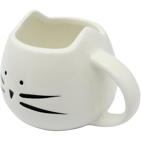 Søt Kattunge Keramikkkopp Par Kopper Porselen Kopper For Kaffe/Te/Espresso/Melk/Vann (Hvit)