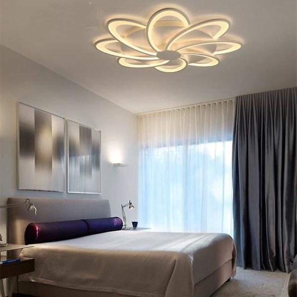 53cm Taklampe LED Stue Soverom Blomst Lampe