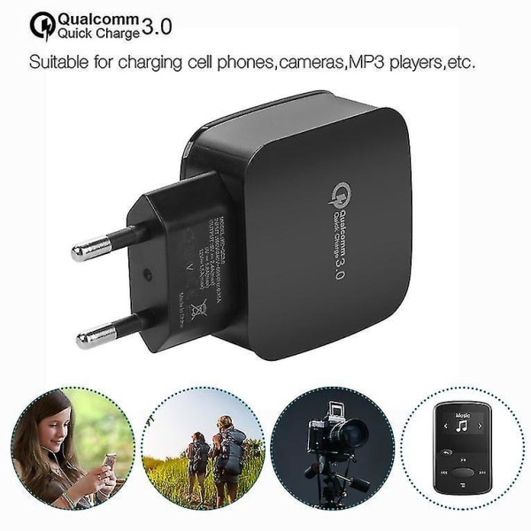 Universal Quick Charge QC 3.0 Rapid Wall Charge Adapter