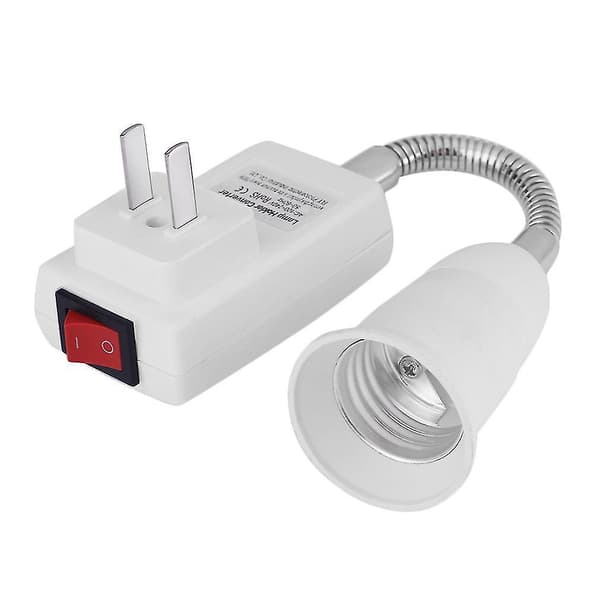 E27 Pære Adapter Konverter Forlænger Holder Switch