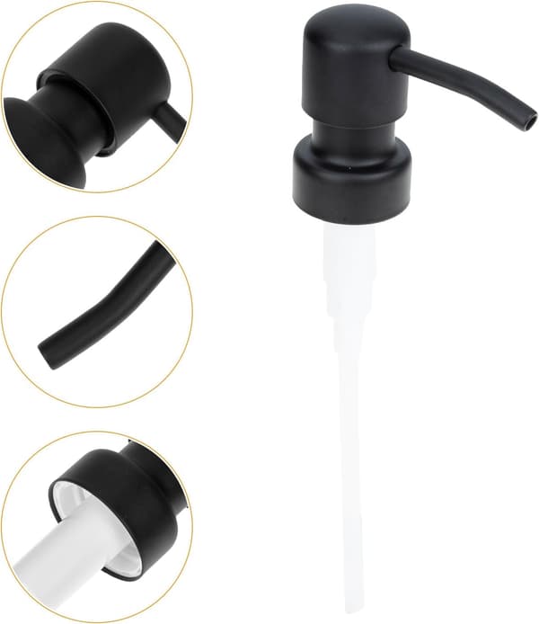 Lotiondispenser och elegant stil rostfritt stål pumpbyte med kompakt design