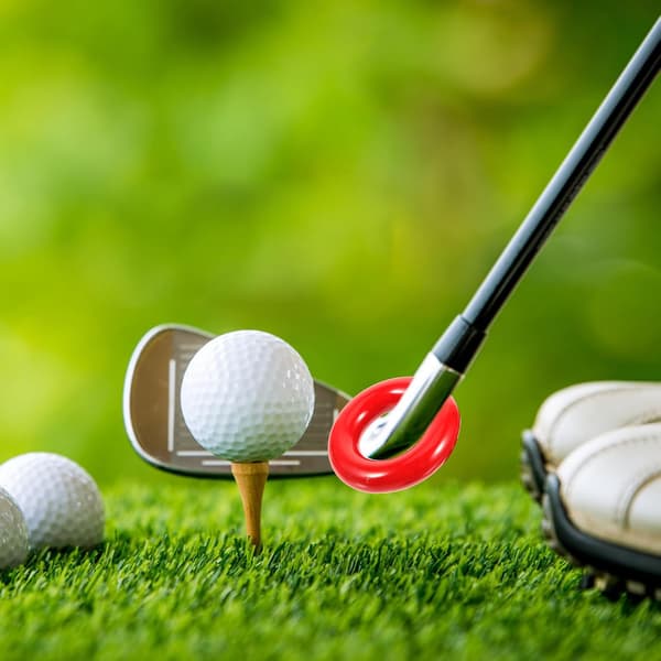 4 stk. Golfvægtede Svingringe Sæt, Jerntræningsringe til Golfkølle Svingtræning