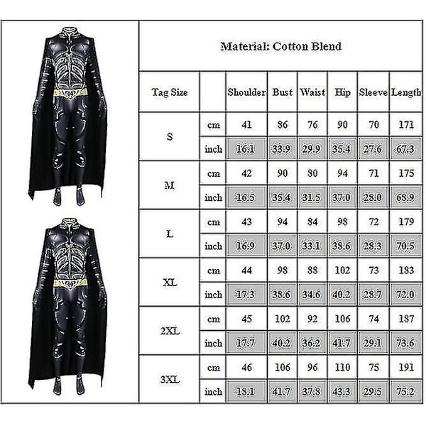 Kostume Rollespil Jumpsuit Bodysuit Kappe Sæt Til Voksne Fancy Up Ou L