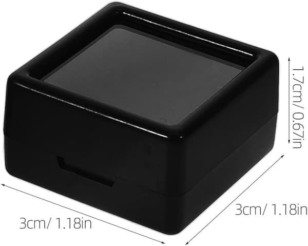 Gem Display Organizer Lille Top Gem Case Plast Ædelsten Opbevarings Organizer