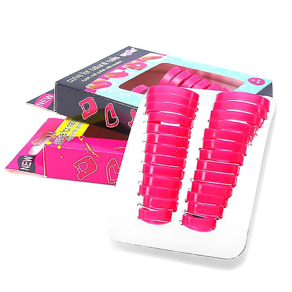 26 st Manikyr Nagelsmyckes Skyddande Polish Formar Lack