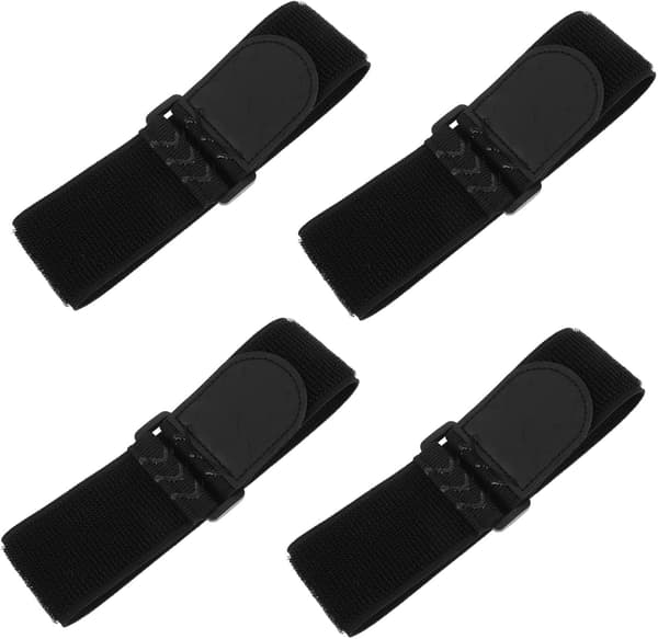 4 st elastiska kardborreband för slangsladdar Camping Multifunktionella fästband Flexibelt elastiskt bagage