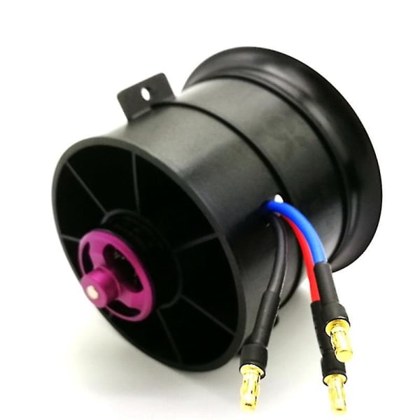 70mm 12-Bladet Ducted Fan EDF-Enhed Med 4S 3400KV Børsteløs Motor Til RC Fly