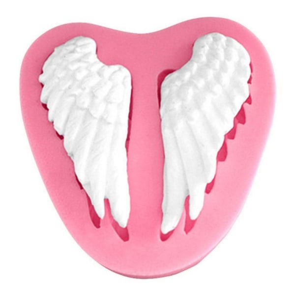 Angel Wings Shape 3D Silicone Cake Fondant Mold Decor