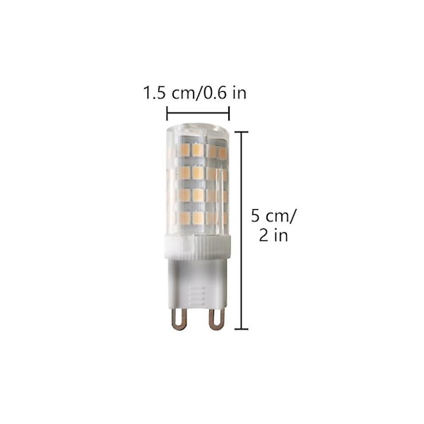 6-pack LED-lampa G9 Bi-pin 4W 52 LED SMD2835 Spotlight