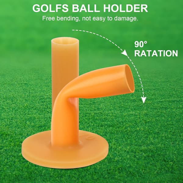 4 delar flexibelt golfpegset 42 mm 54 mm 60 mm 70 mm slitstarka golfbollhållare