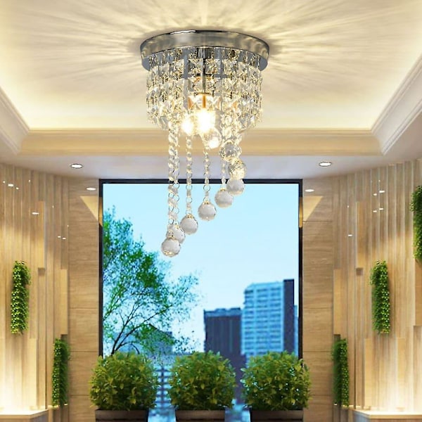 20 cm LED-kristallikattokruunu