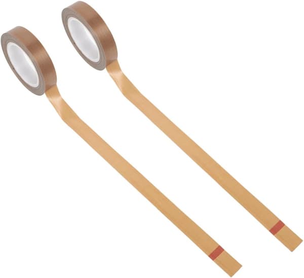 2 ruller 15 mm x 10 m PTFE høytemperatur isolasjonstape for vakuumforseglingsmaskin