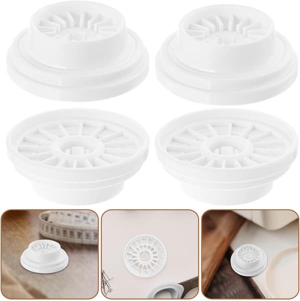 Singer 51113-456-serien symaskin spolepinner 4 stk. plast dobbelthode trådholder tilbehør