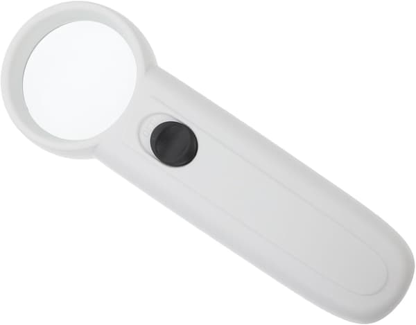 Håndholdt leseforstørrelsesglass med LED-lys for lesing, inspeksjon og håndarbeid
