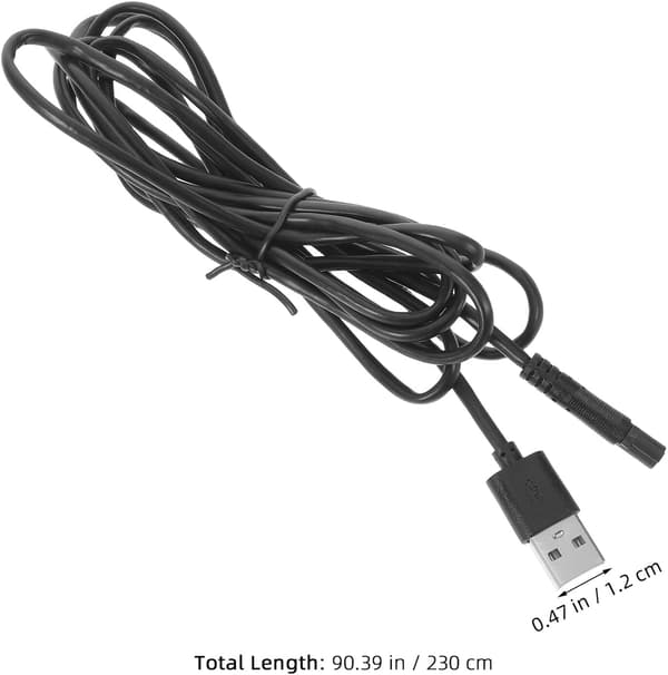 Biladapterkabel Dashcam-kabel Bilspilleradapterledning for USB-bruk i dashbordopptaker