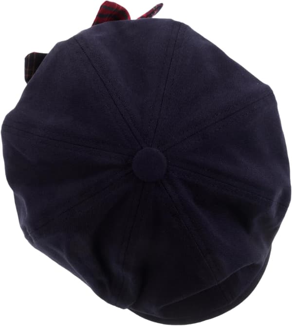 Fransk Beretthatt for kvinner Retro Malere Beret Cap Britisk Stil Dame Cap Tilbehør Mørkeblå