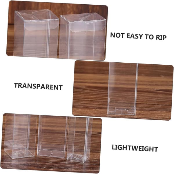 26 st PVC-plastförvaringslådor, multifunktionella rektangulära förvaringsbehållare 5x5x15cm