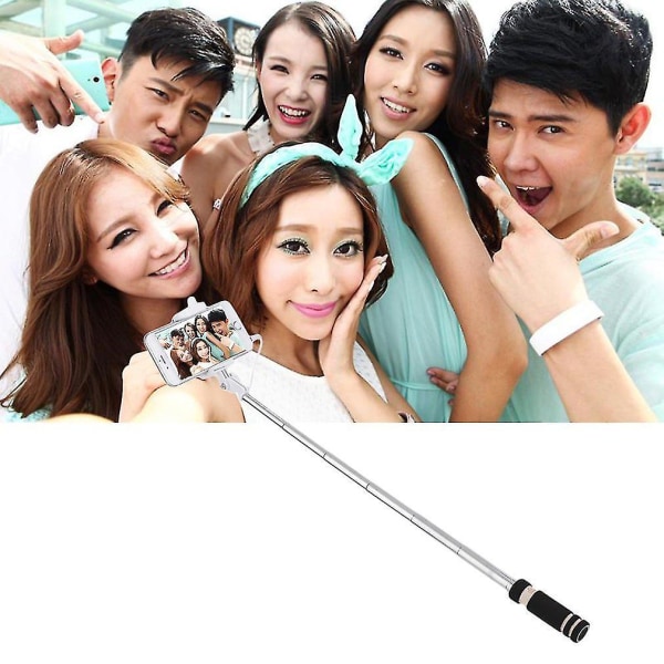 Mini bærbar fjernbetjening med ledning til Selfie Stick Monopod
