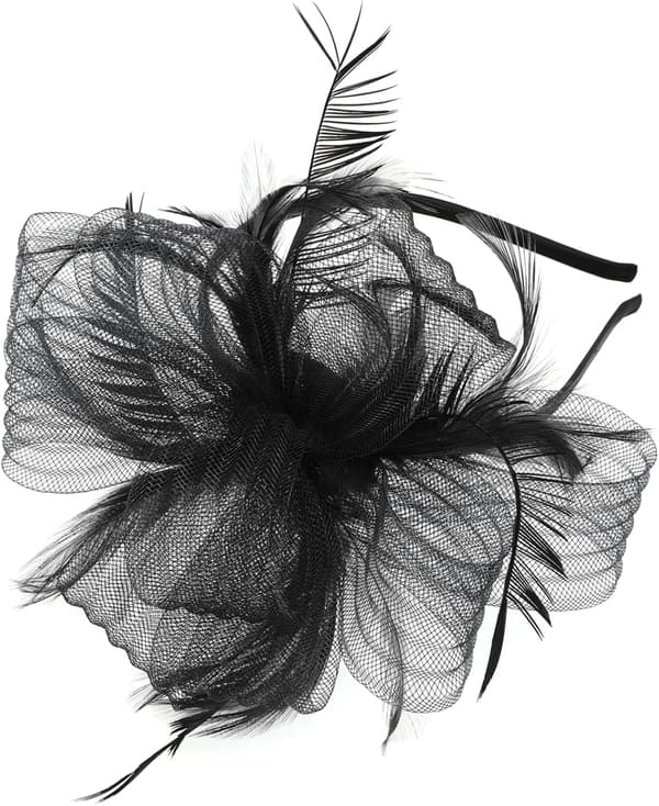 Retro Fascinator Hat Pandebånd til kvinder Elegant hårtilbehør