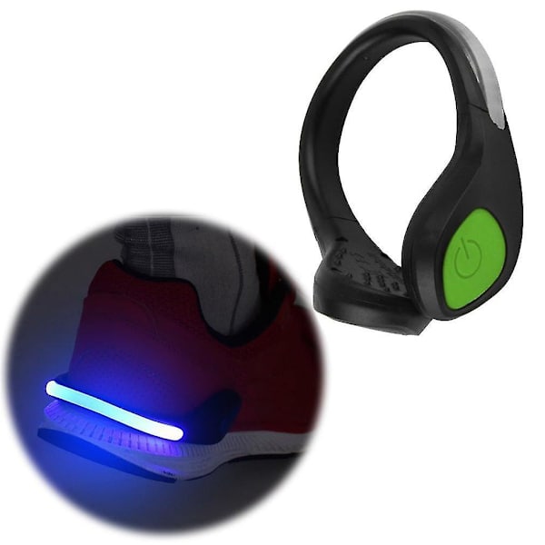 Kirkas Loistava LED-Kenkävalon Kiinnitys Varoittaa Yöllä Kävelystä