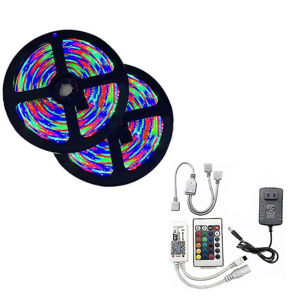 Vedenkestävä 2835 SMD LED-nauhavalo RGB-tähtivalot Juhliin Jouluun