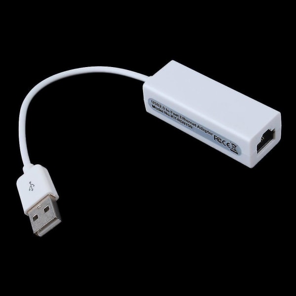 USB 2.0 til RJ45 Ethernet LAN Netværksadapter 10/100 Mbps