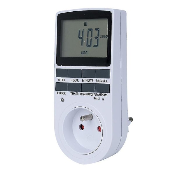 Elektronisk digital tidtakerbryter 24 timers tidtakerkontakt
