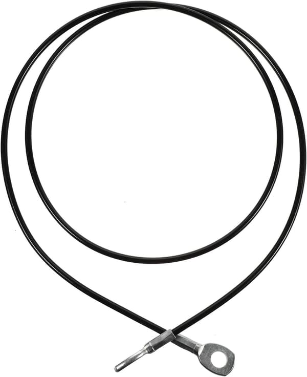 Kraftig 5 mm diameter 1,4 m svart stålwire för hemmagym, kabel, träningsutrustningstillbehör