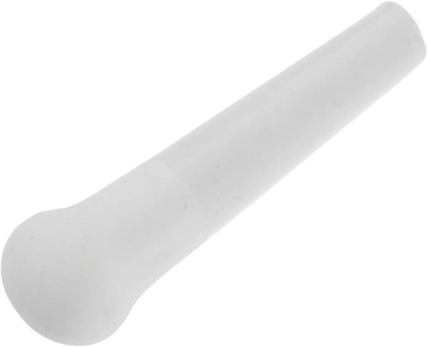 Keramisk støder hvid rund non-stick ergonomisk håndtag køkken krydderi tilberedning