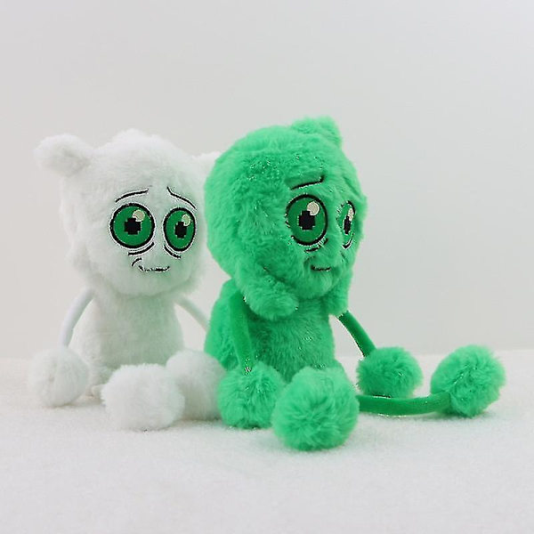 40 cm Inscryption Bitbuddy -pehmolelut Kawaii Bit -täytetty nukke Pehmeä pelihahmo -pehmolelu Lapsille ja faneille keräilyyn White