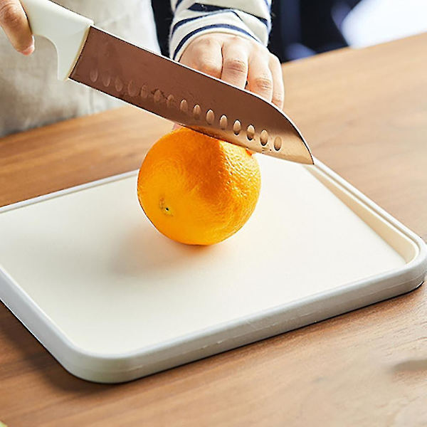 Japansk stil tykt skjærebrett med håndtak og sklisikker overflate
