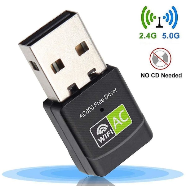 USB WiFi Adapter 600Mbps 5Ghz Antenne Ethernet PC