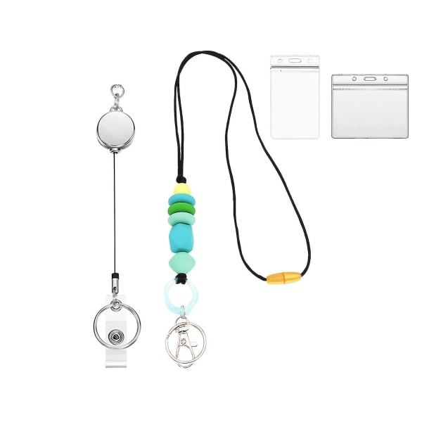 Lanyards For Id Badges And Keys, Cute Breakaway Teacher Lanyard With Badge Holders And Reels,