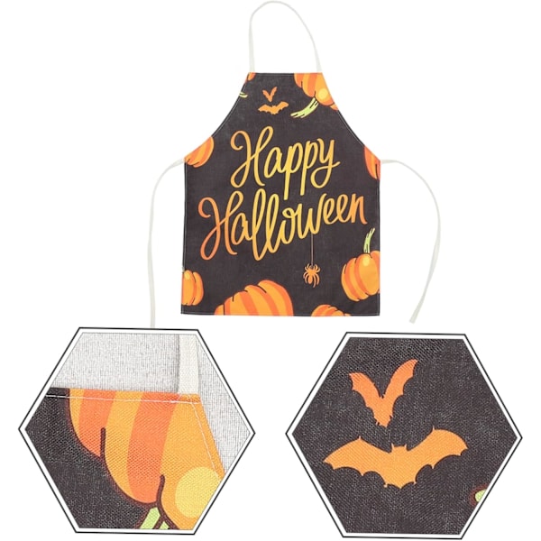 Vedenpitävä keittiöesiliina Halloween-teemalla, kuvioitu, mukava, helppohoitoinen