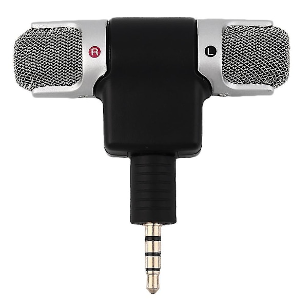 Mini Mic Digital Stereo Mikrofon för inspelare