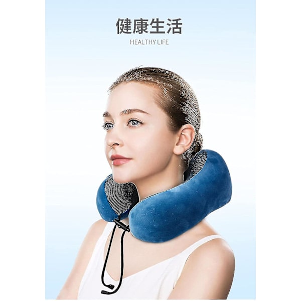 Resepillre Pillow Travel Collection Flygplanskudde Magnetiskt Tyg Nackkudde U-formad Minne