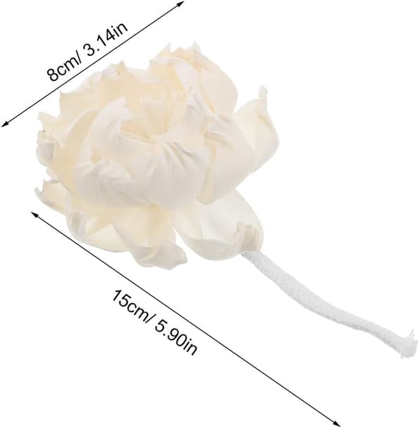 4 st vassdiffusor pionblomhuvud aromablomma eteriska oljediffusorer