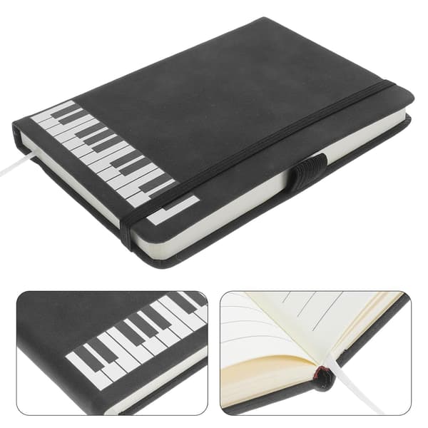 Klaver Notesbog Musik Tema Journal Pu Cover Glat Skrivepapir